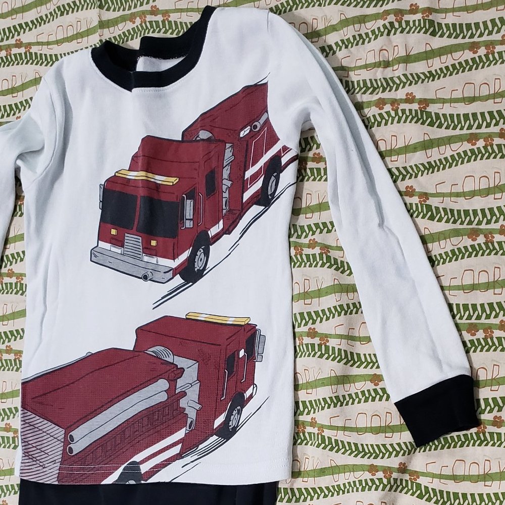 Firetruck pajamas